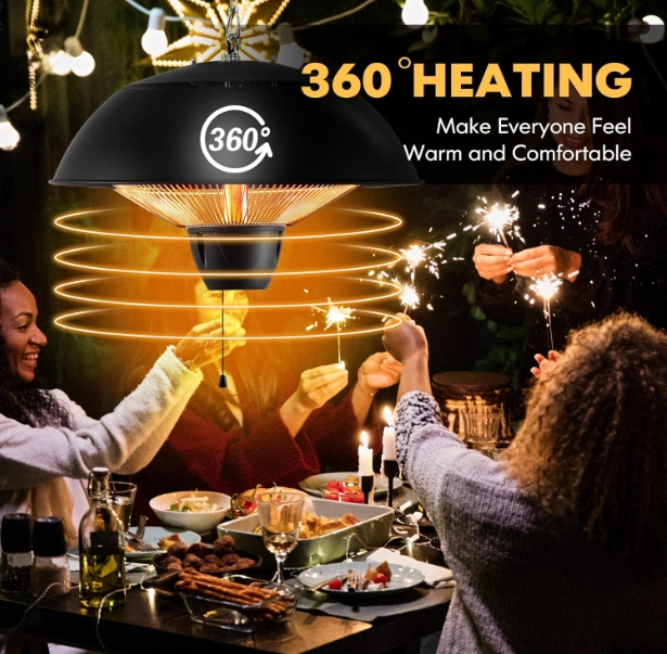 Ceiling heater for gazebo 1500W