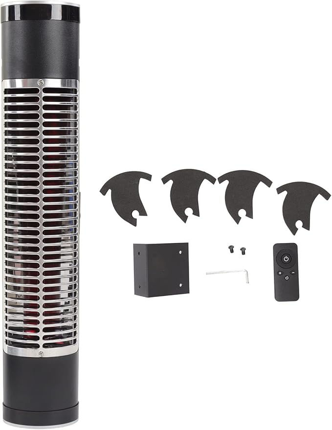 Tip over protection heater