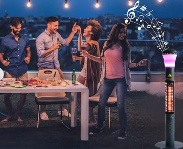 Outdoor electric heater